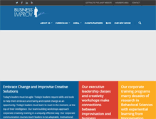 Tablet Screenshot of businessimprov.com